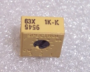 Trimmer SPECTROL , 1K -10 PEZZI Montaggio verticale o orizzontale, - Foto 1 di 2