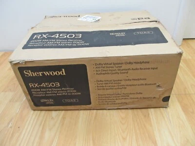 RX-4503 Sherwood 2.1 Ch Stereo Receiver w/ Virtual Surround NEW, FAST SHIPPING - Image 1 of 4