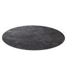 Round Mat Pad under Office Chair Desk Carpet Protector Smudged leaves 100cm