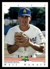 1992 Classic Best Matt Howard #244 San Antonio Missions
