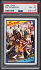 1984 Topps FB Card # 1 Eric Dickerson Rams ROOKIE RC RECORD BREAKER PSA 8 NM-MT