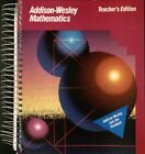 Addison-Weley Mathematics, Teacher's Edition Grade 4 By Robert E Eicholz **New**