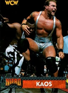 Tarjeta de lucha vintage Topps WCW/nWo Nitro 1999 #18 Kaos - Imagen 1 de 2