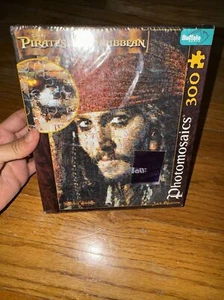 2Disney Pirates of the Caribbean Jigsaw Puzzle Jack Sparrow J. Depp Photomosaic - Picture 1 of 4