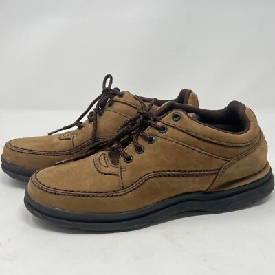 Rockport Mens Active by Orthaheel World Tour Classic Brown Lace Up Size 9.5 - Image 1 of 4