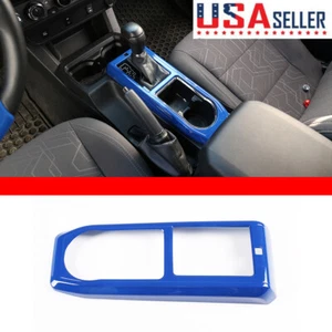 ABS Blue Central Control Gear Panel Trim Decorate Frame For T@yota T@coma 16-22 - Bild 1 von 12