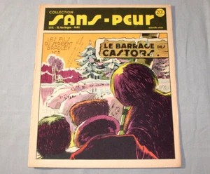Original 1950's Sans- Peur Le Barrage des Castors French Comic Book - Bild 1 von 1