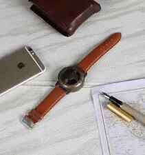 Antique Brown Brass and Leather Wrist Sundial Compass, Gift for him Wedding Gift