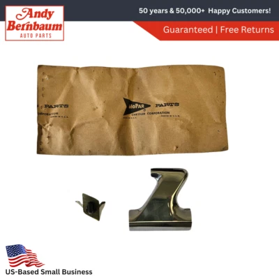 1961 Plymouth Right Quarter Panel Upper Front Molding 2275090 NOS. - Image 1 of 4