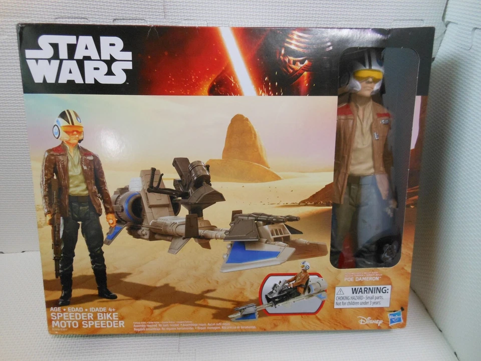 Star Wars El Despertar de la Fuerza Speeder Bicicleta Moto Speeder Hasbro Figura de Acción Nueva Foto 1 de 4