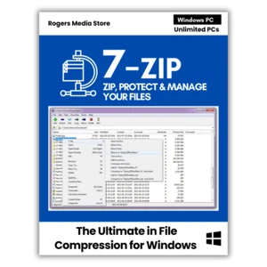 7-Zip 2024 - Ultimate Compression & Encryption - File Archiver Zip Unzip On CD - Picture 1 of 16