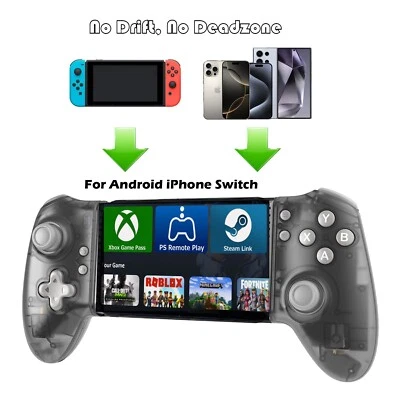 Bluetooth Hall Effect Mobile Game Controller Handheld For Switch Android& iPhone - Image 1 of 4