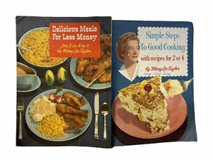 Lot of 2 Vintage Recipes for 2 or 4 Cookbook by Mary Lee Taylor by Pet Milk Co. - Picture 1 of 10
