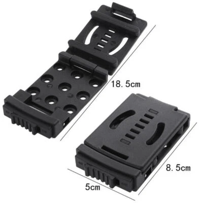 2pcs Waist Clip Tool K Sheath Kit Attach Back Clamp Belt for Kydex Scabbard - Image 1 of 4