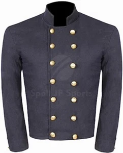 Customize Civil War Navy Blue officers Double breasted Shell Jacket - Picture 1 of 2