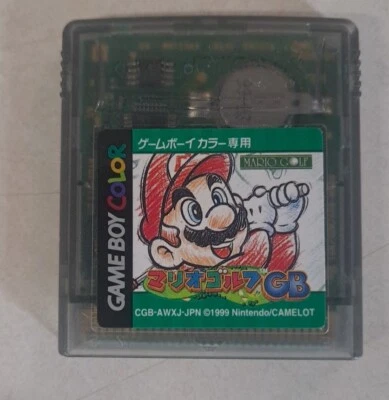 Mario Golf GB Nintendo Game Boy Color 1999 CGB-AWXJ-JPN Japan Import US Seller  - Image 1 of 2