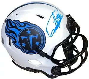 Derrick Henry signed Tennessee Titans Lunar Eclipse Speed Mini Helmet Beckett QR - Picture 1 of 4