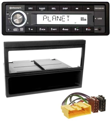 Continental USB 1DIN AUX DAB MP3 Autoradio für Mazda MX-5, 626F, 323L, 323K - Bild 1 von 4