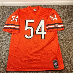 Brian Urlacher Jersey Chicago Bears Reebok Orange Mens Large - Picture 1 of 10