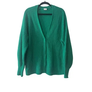CABi Lucky Kelly Green LS Snap Close Size Large Women’s Cardigan - Picture 1 of 7