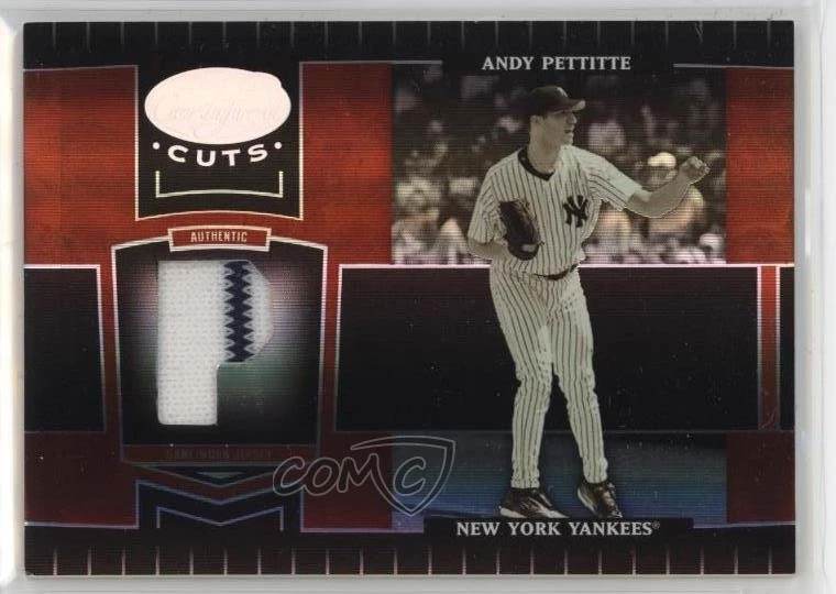 2004 Leaf Certified Cuts Marble Red Position Materials /100 Andy Pettitte #206 - Image 1 of 2