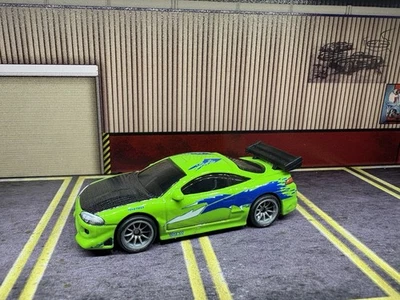 Hot Wheels Premium Fast & Furious '95 Mitsubishi Eclipse Green Loose - Image 1 of 4