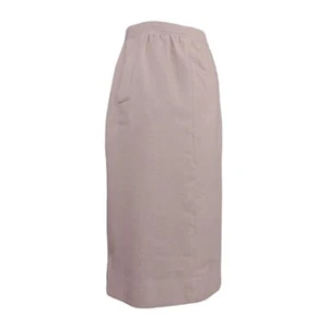 Falda Vintage Cubierta Roth-Le 100% Lana Tostado Tejido Bolsillos Midi Línea A W 28 Pequeña - Imagen 1 de 12