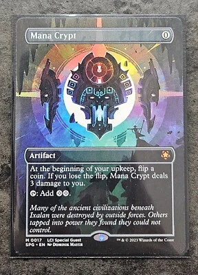 MTG Mana Crypt M0017 Borderless Full Art Lost Caverns of Ixalan Special Guests - Image 1 of 3