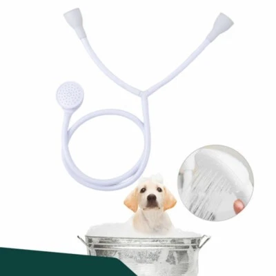 Double Tap Bath Sink Shower Head Hose Spray Hairdresser Pet 2M - image 1 of 4