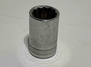 USED - Duralast 17mm 12-Point Semi-Deep 1/2in Drive Socket #50-206 - Picture 1 of 3