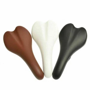 RockBros Road Bike Saddle Synthetic Leather Bicycle Seat Steel Rail Cushion - Picture 1 of 7