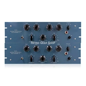 Pulse Techniques Pultec EQM-1S Tube Mastering Equalizer Sequential Stereo Pair - Picture 1 of 3