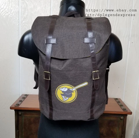 MLB San Diego Padres Backpack Night 2021 SGA Brown Swingin' Friar Adult Adj Cover