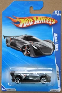 2010 Hot Wheels Mazda Furai 119/240 All Stars 1/10 ERROR MISALIGNED BASE - Picture 1 of 3