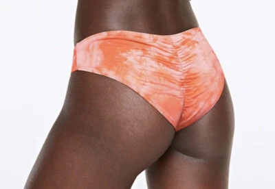 Victoria's Secret плавать мини бикини низ XL нахальный собранными в Рюш Scrunch Butt розовый XL - Изображение 1 из 3