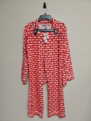 NORDSTROM LINGERIE Pijama Mujer Conjunto Dos Piezas Estampado Corazón Multicolor.Talla XL Foto 1 de 4