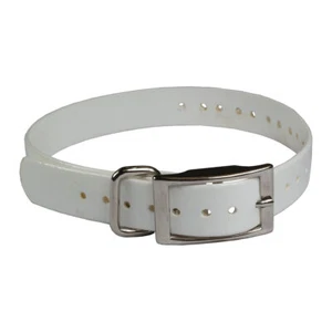 The Buzzard's Roost Ersatz Halsband Riemen 3/4" weiß 3/4" x 24" - Bild 1 von 1