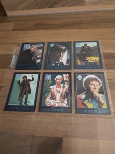 Cornerstone 1996 Doctor Who Series 4 set of 6 Doctors chase cards