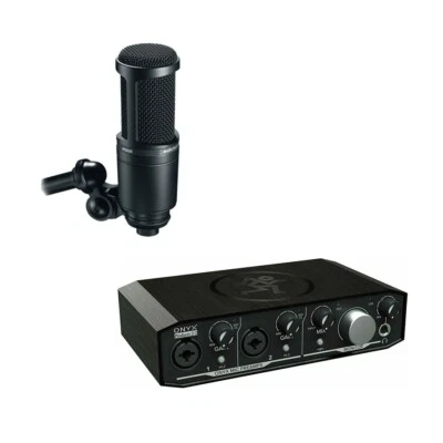 Mackie Onyx Producer 2x2 Scheda Audio USB + Audio-Technica AT2020 Microfono KIT - Immagine 1 di 4
