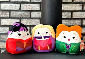 Disney x Squishmallows Halloween Hocus Pocus Sarah, Mary, Winifred 6.5in Plushes - Picture 1 of 14