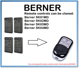 Berner SKX1MD, SKX1MD, SKX1MD, SKX1MD Duplicatore Telecomando 4 Canali 433MHz - Foto 1 di 6