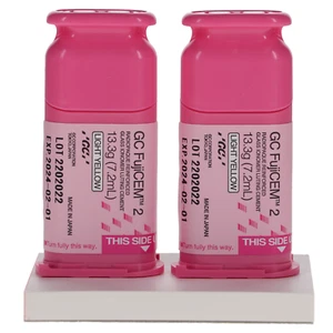 GC 004714 FujiCEM 2 Reinforced Glass Ionomer Luting Cement Automix 2/Pk 004599 - Picture 1 of 4
