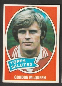 1979 #300 UTD GUM TOPPS GALSED CARD FIGURE CARD CHEWING GUM TOPPS SALUTES