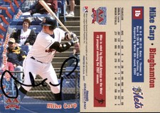 Mike Carp Signed 2007 Grandstand Eastern League Top Prospects #NNO Card Auto AU
