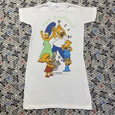 The Simpsons 1990 Long Night Gown T-Shirt Girls VTG