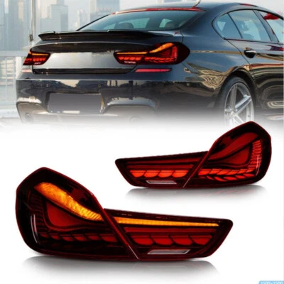 Pair Red LED Tail Light Brake Light For BMW 6 Series 640i 650i M6 2010-2017 - Image 1 of 4