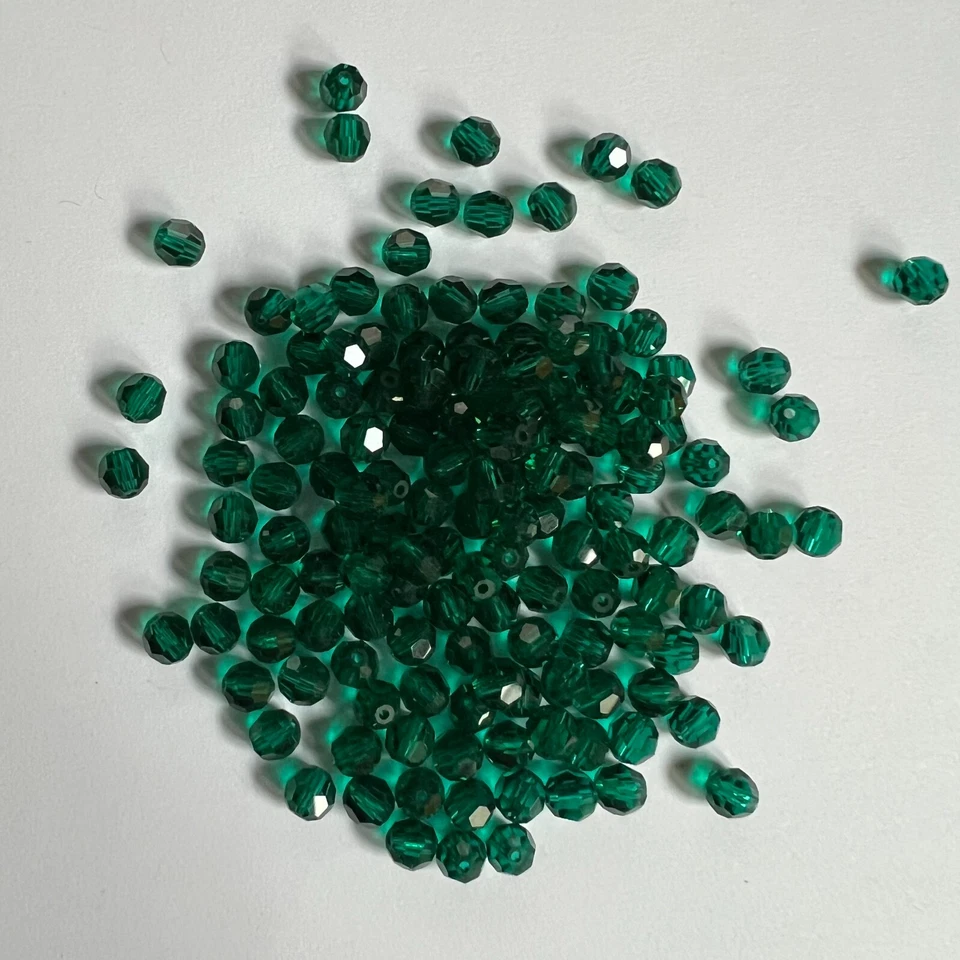 Genuine 4mm Swarovski Crystal Sparkling Beads 5000 Round 12pc You Pick Color - Image 1 of 1
