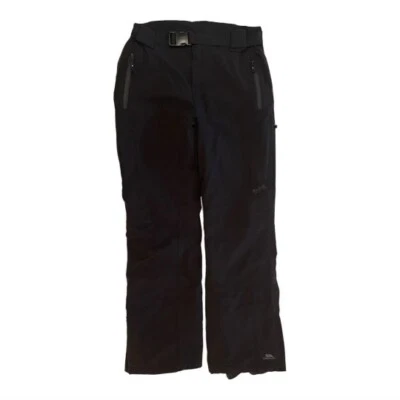Trespass 'TRE03 Alden' TP100 Performance Ski Snow Pants Unisex Black Winter - Image 1 of 4