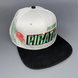 Pittsburgh Pirates NIKE Snapback Hat MLB Baseball Retro Shadow Logo Neon Fan - Picture 1 of 11