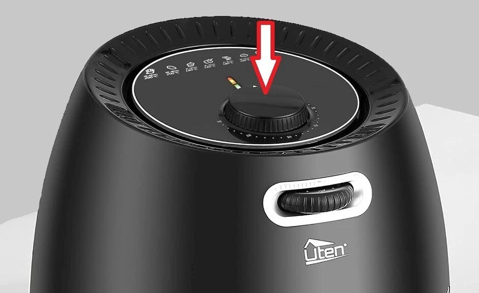 Ersatz Drehknopf für Uten 6,5L Heißluftfritteuse Friteuse Heißluft Fritteuse XXL - Bild 1 von 1